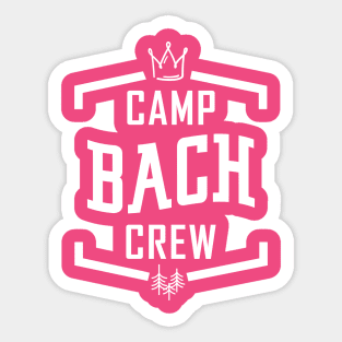 Camp Bachelorette - camping bride Sticker